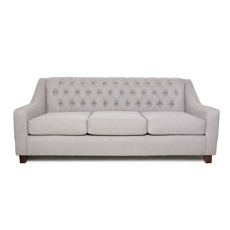 BARRA DESIGN - Sofá Kate 3C Lino Gris Claro