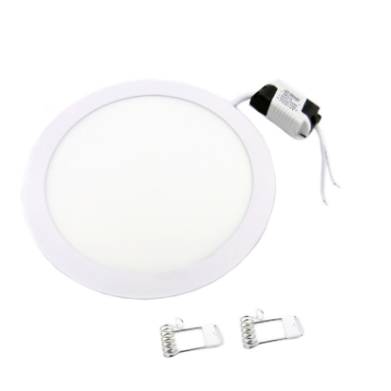 OEM - FOCO LED PANEL 18 WATT EMBUTIDO REDONDO LUZ FRIA