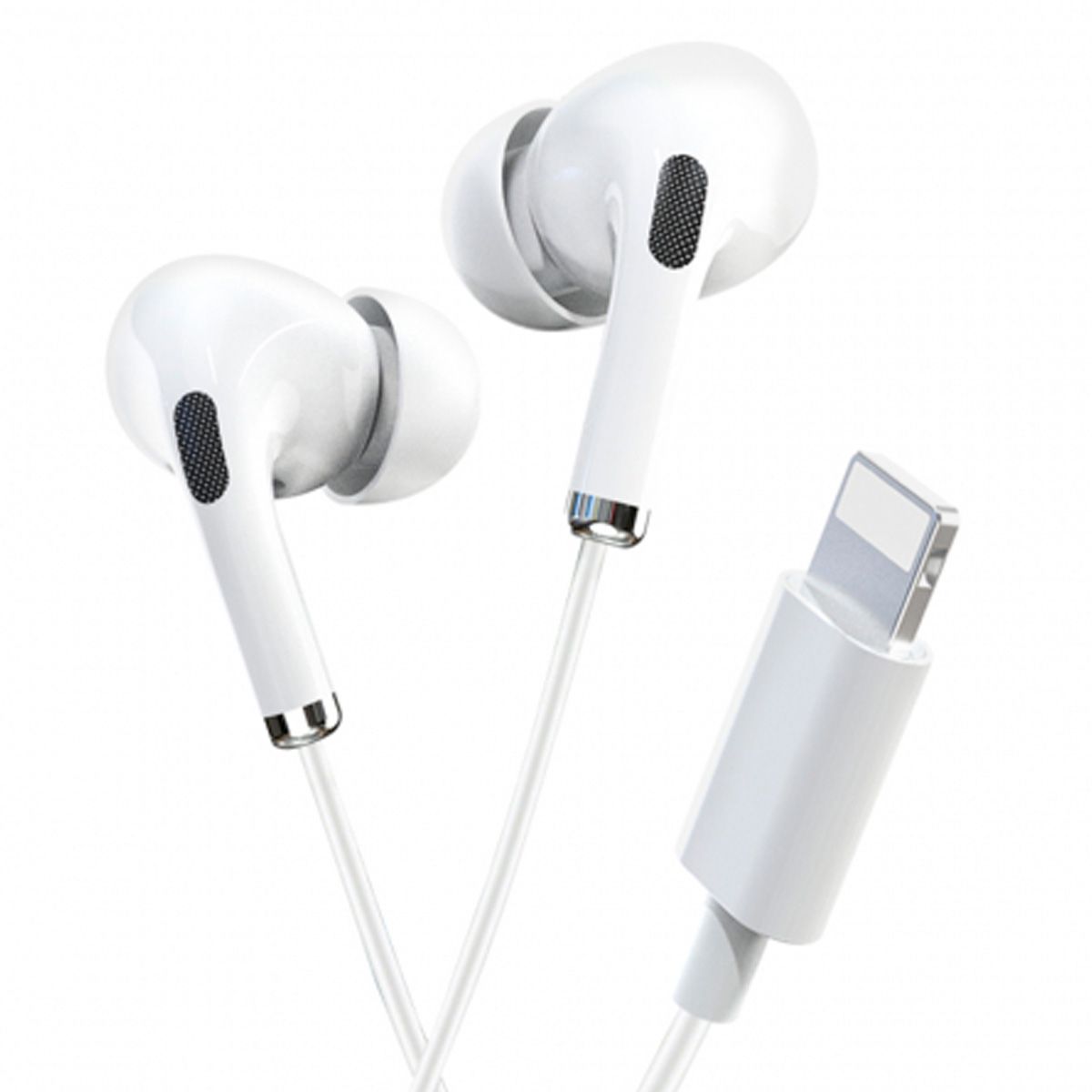 YESIDO - Audífonos Con Cable Compatibles Con Entrada iPhone Blancos