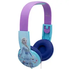JOIGO - Audifonos Con Cable Diseño Frozen Conexión 3.5mm Celeste