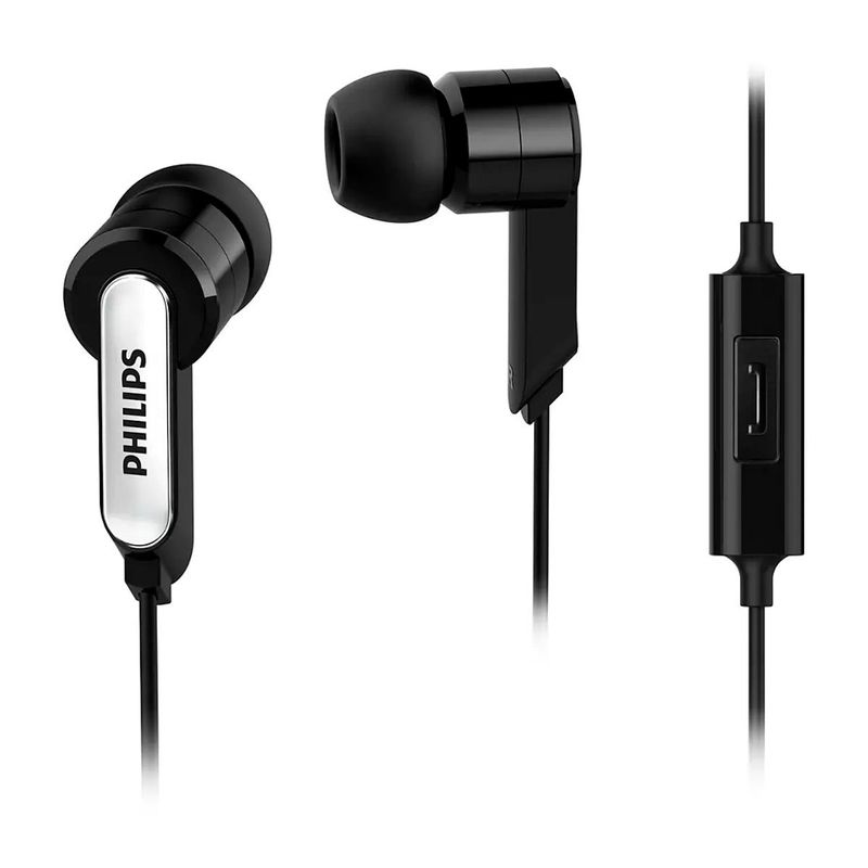 PHILIPS - Audifonos Con Microfono Philips 1405BK Negro