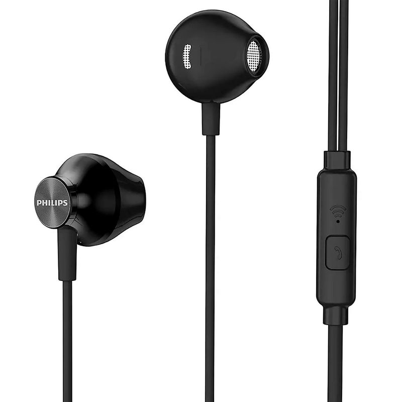 PHILIPS - Audífonos Con Microfono Philips 101BK Negro