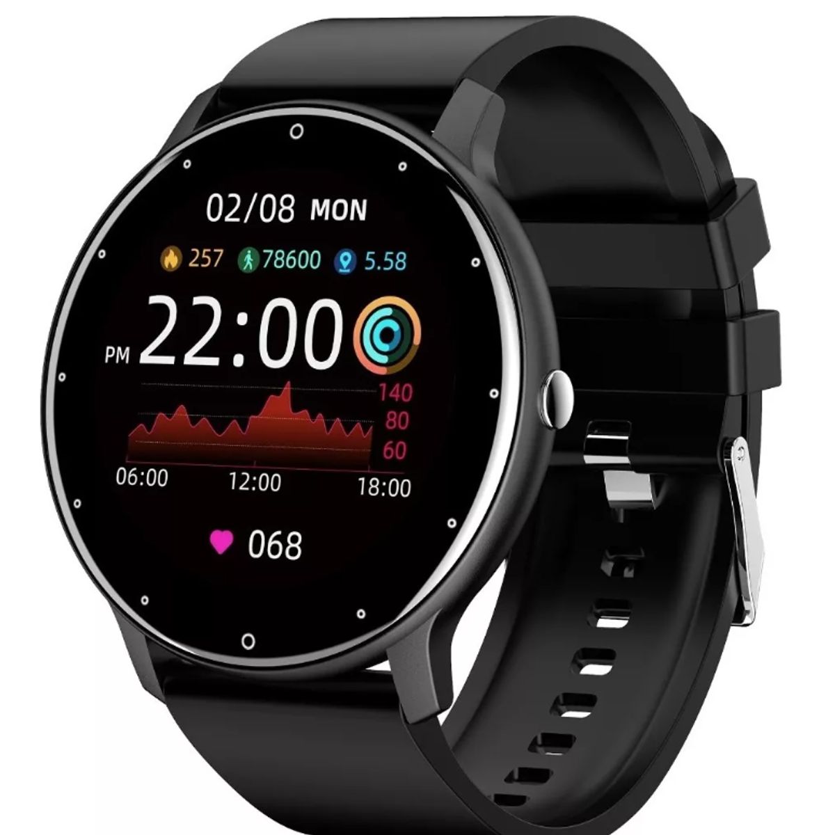 GENERICO - Smartwatch Lige IP67 BW0223 display de 128