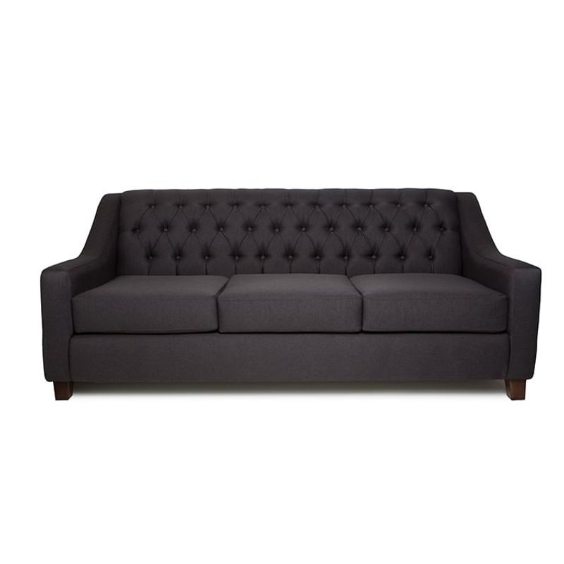 BARRA DESIGN - Sofá Kate 3C Lino Negro