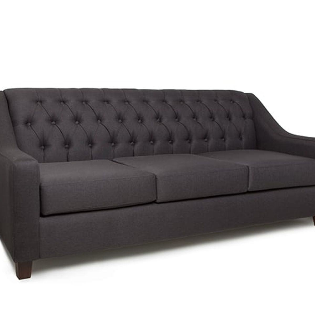 BARRA DESIGN - Sofá Kate 3C Lino Negro