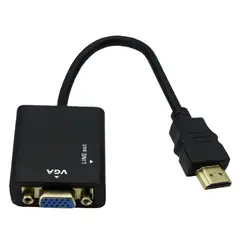 OEM - CONVERTIDOR DE HDMI A VGA CON AUDIO INCLUYE EL CABLE 1X1