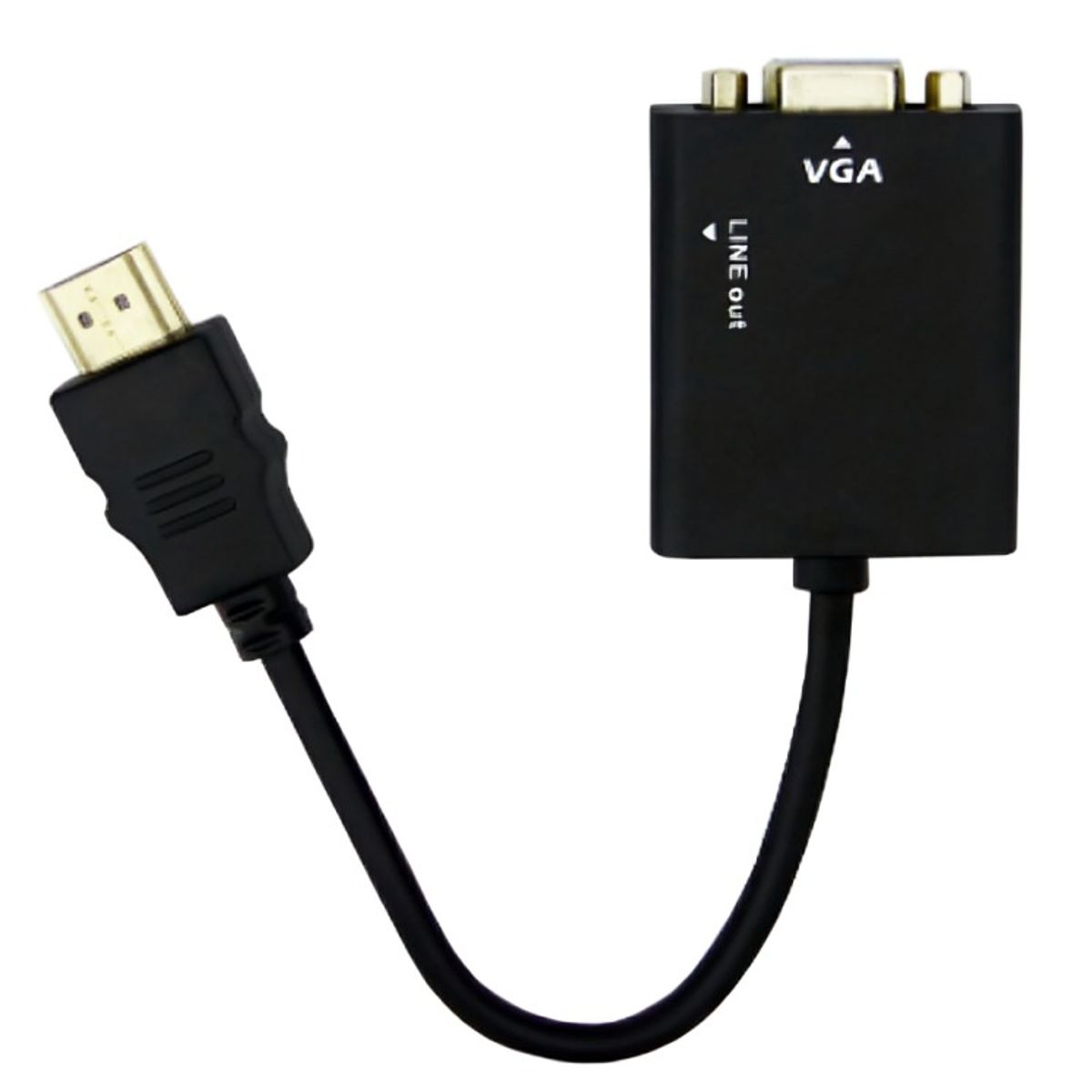 OEM - CONVERTIDOR DE HDMI A VGA CON AUDIO INCLUYE EL CABLE 1X1.