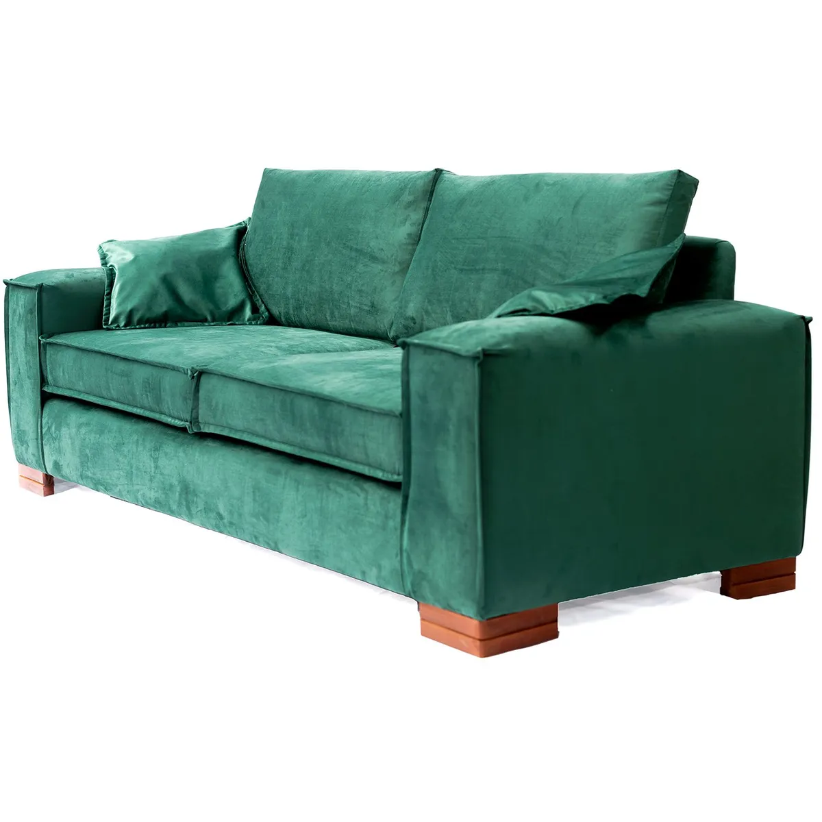 BARRA DESIGN - Sofá Noelia 3C Velvet Verde