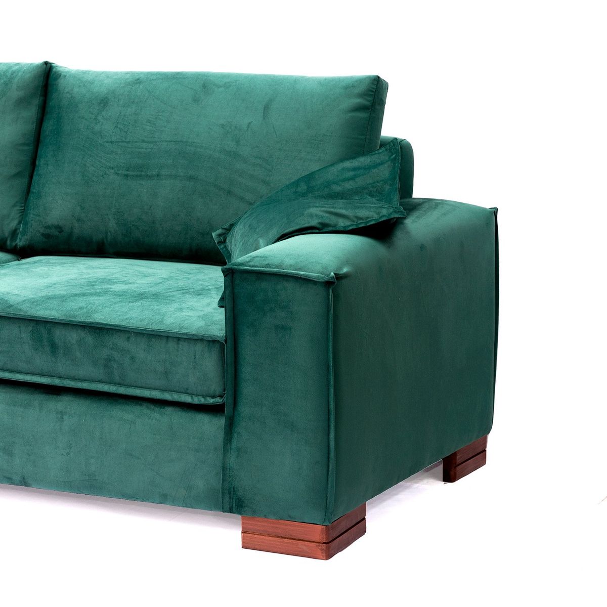 BARRA DESIGN - Sofá Noelia 3C Velvet Verde