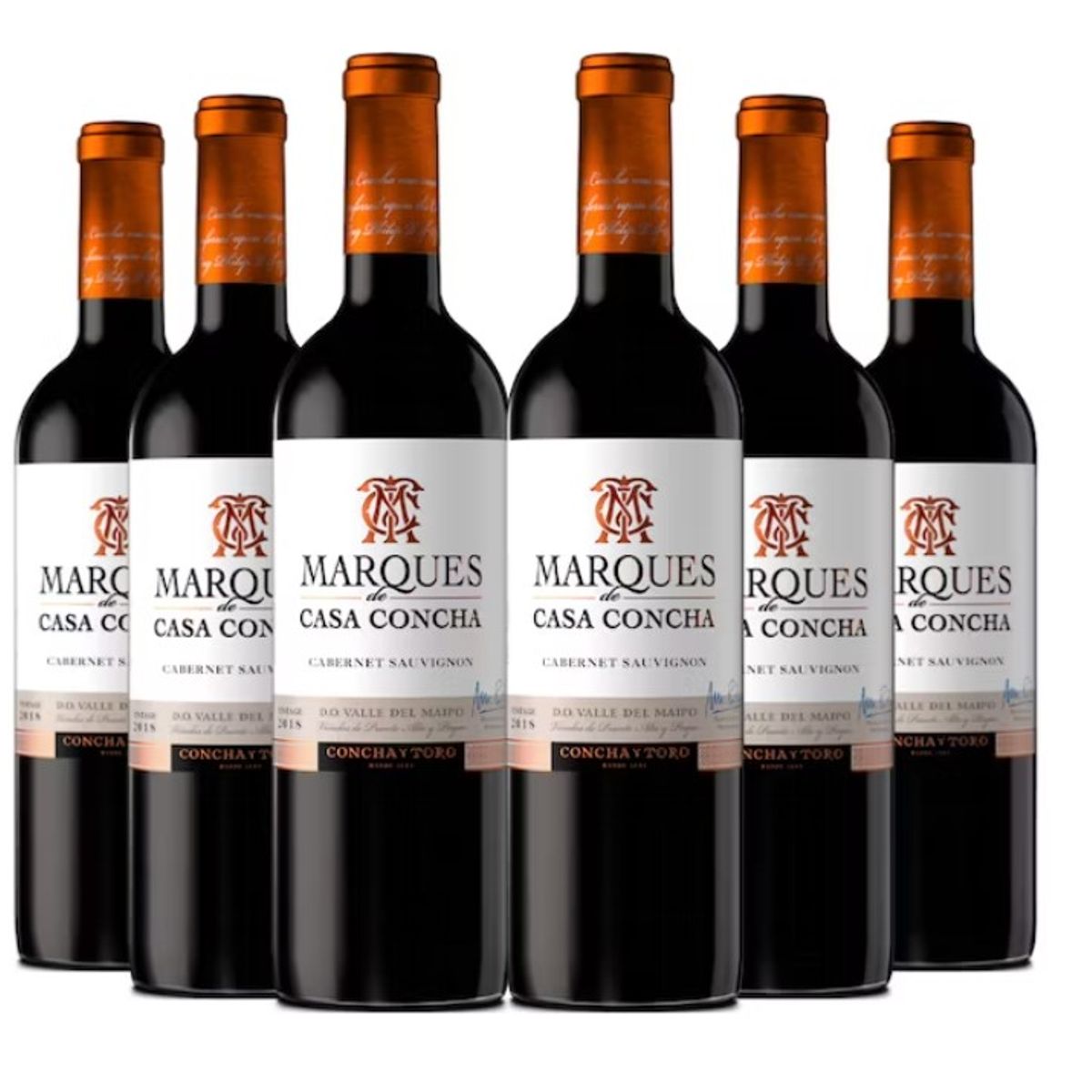 MARQUES CASA CONCHA - 6 Marqués De Casa Concha 750ml Cabernet Sauvignon 2021