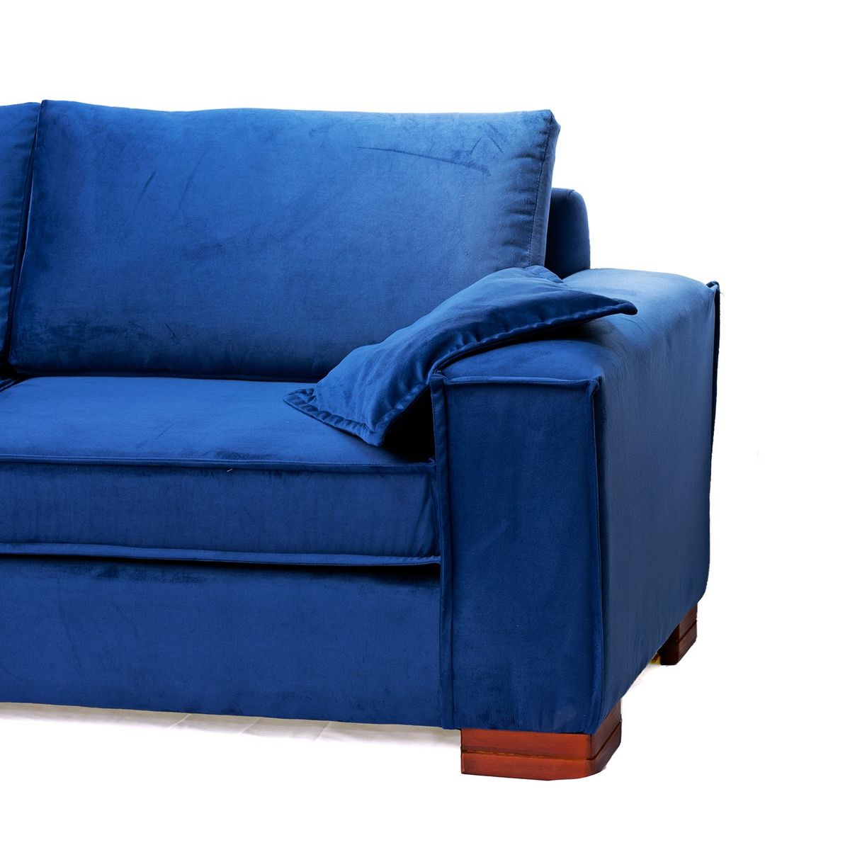 BARRA DESIGN - Sofá Noelia 3C Velvet Azul