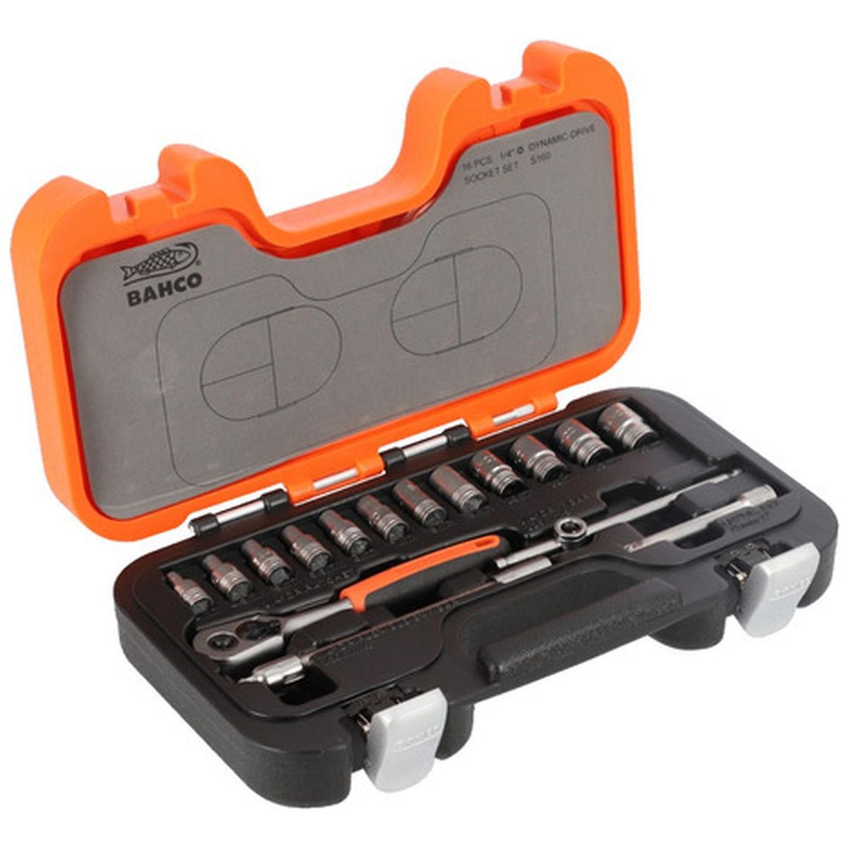 BAHCO - Juego De 16 Herramientas Dados 14 De 4 A 13mm S160 Bahco