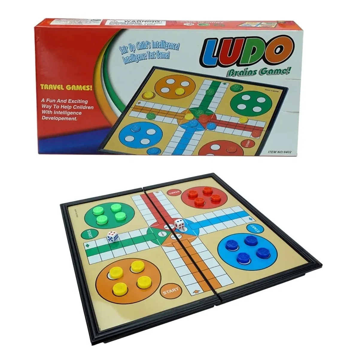 COCHOLITO KIDS - Juego Mesa Clásico Familiar Ludo Magnético Alta Calidad