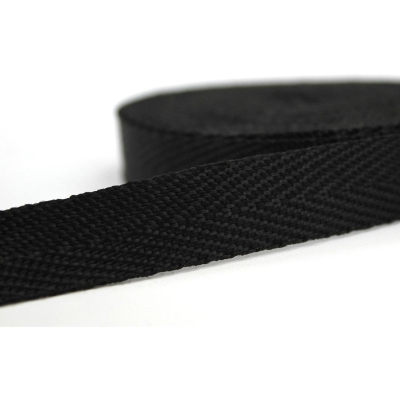 GENERICO - Cinta Espiga poliéster 25MM X 50 metros negro