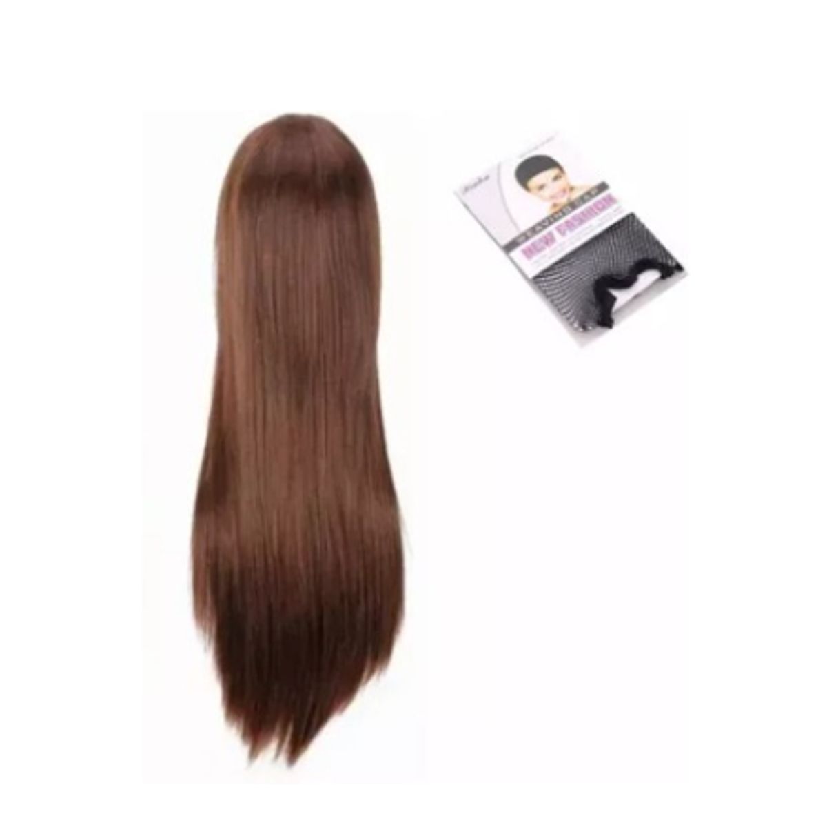 GENERICO - Peluca Kanekalon Lisa Tonos Muy Naturales Rojizo 2-33