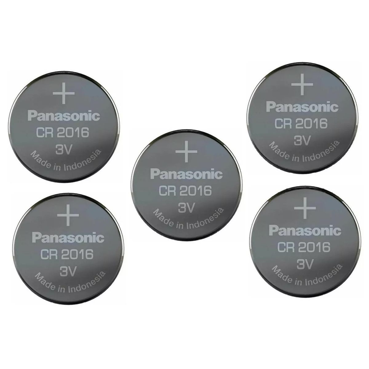 Pack 5 Pilas Panasonic Botón Cr2016 3V, marca PANASONIC - Foto 2
