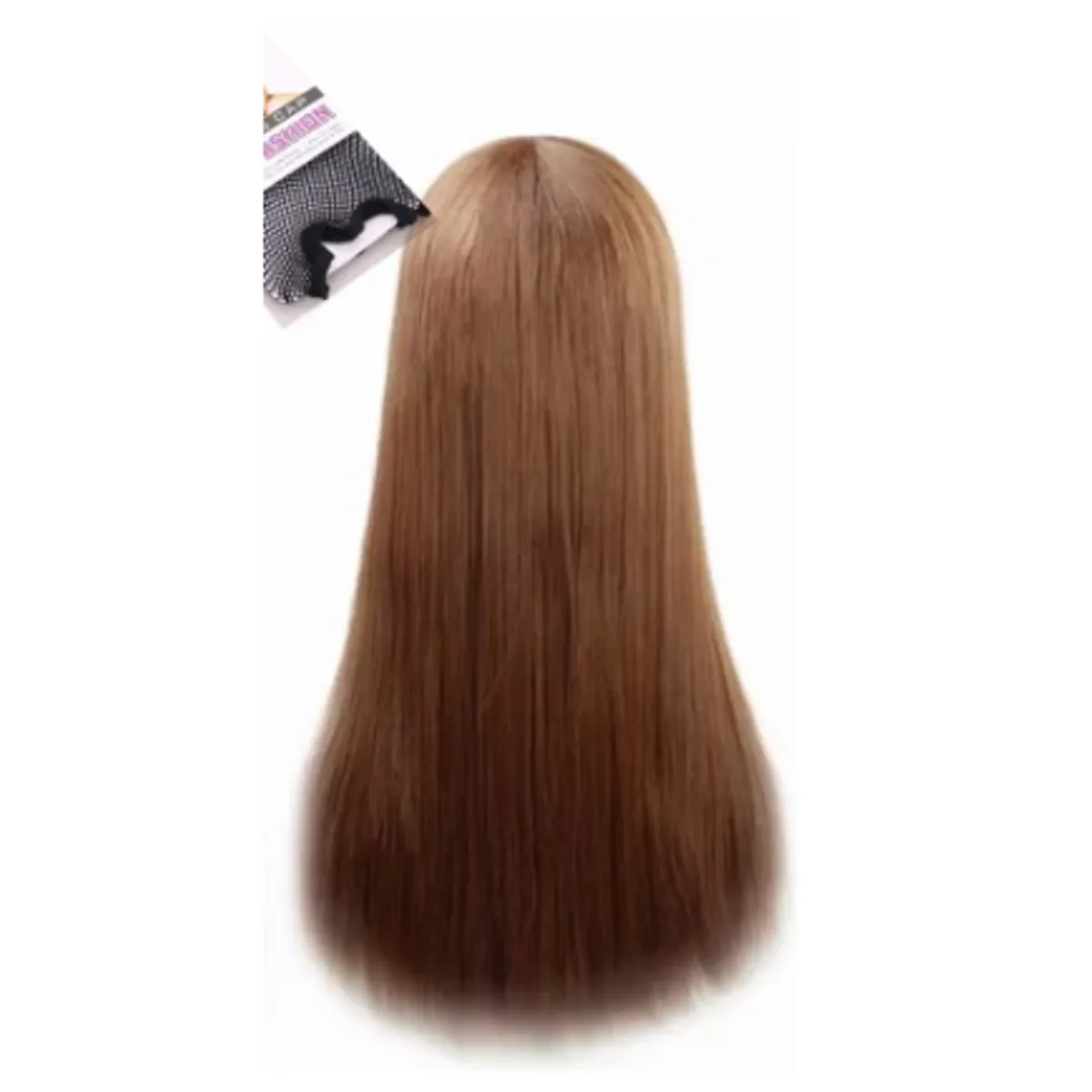 GENERICO - Peluca Kanekalon Lisa Tonos Muy Naturales Castaño