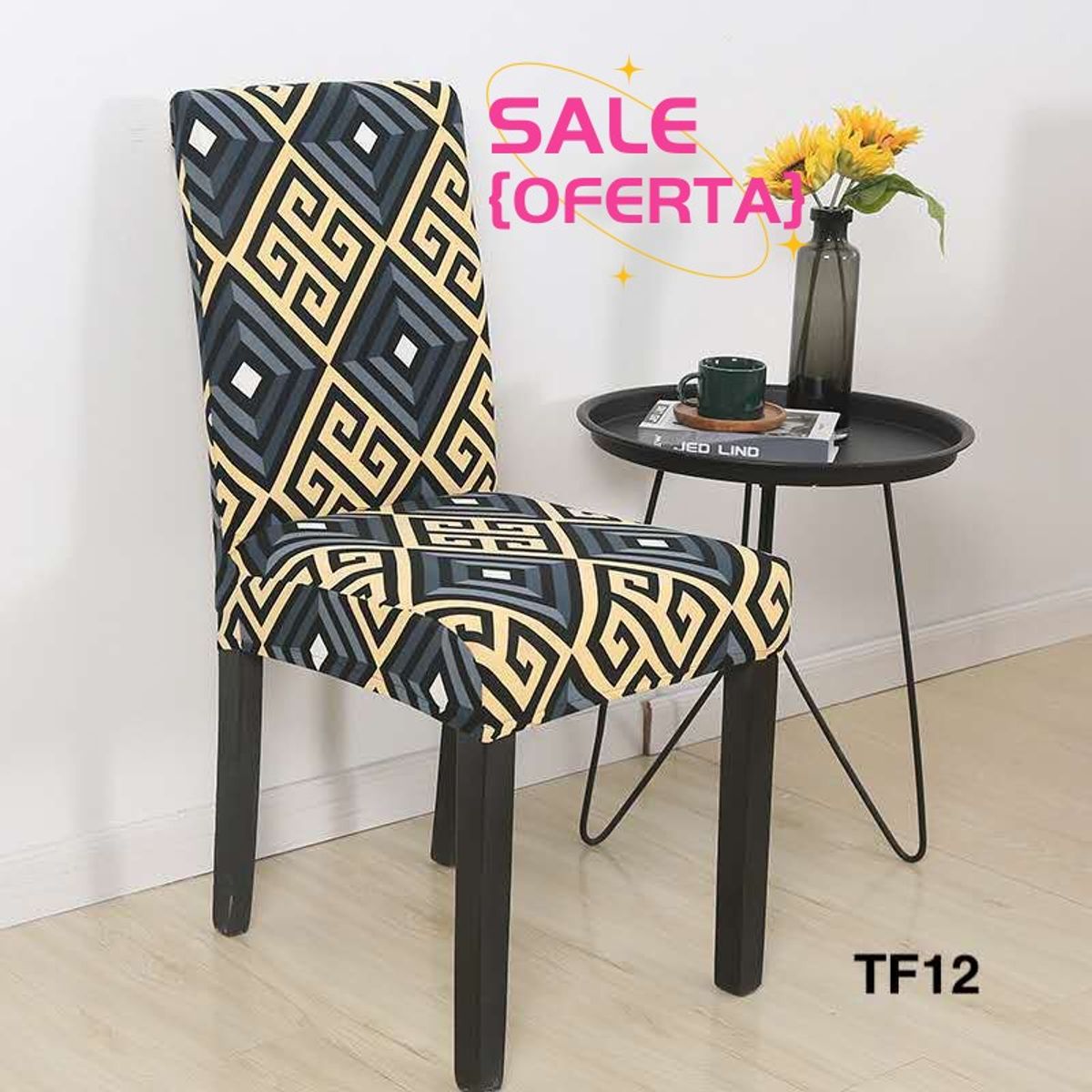 GENERICO - fundas para silla de comedor diseño pack 6 unidades