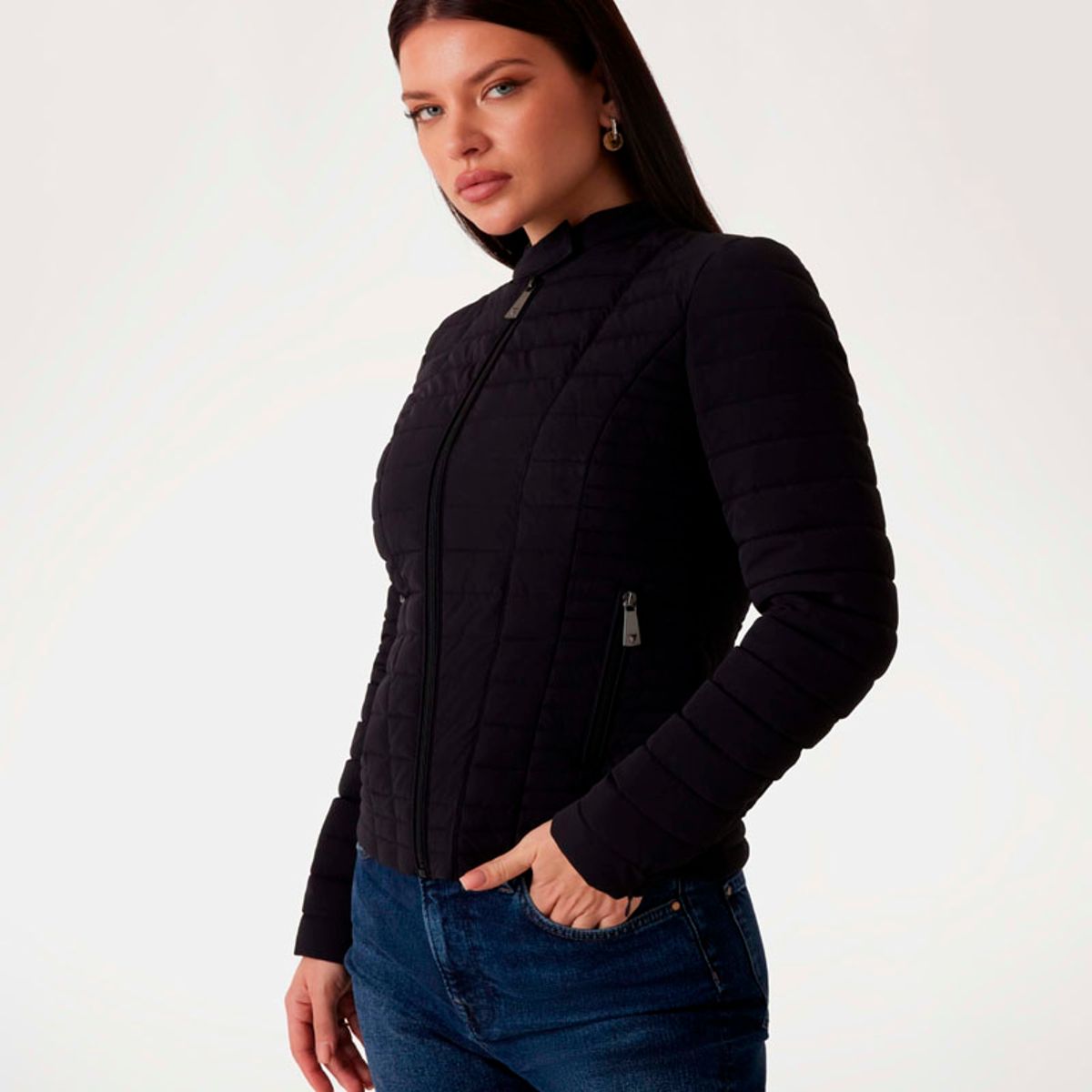 GUESS - Chaqueta Vona Jacket Negro Guess