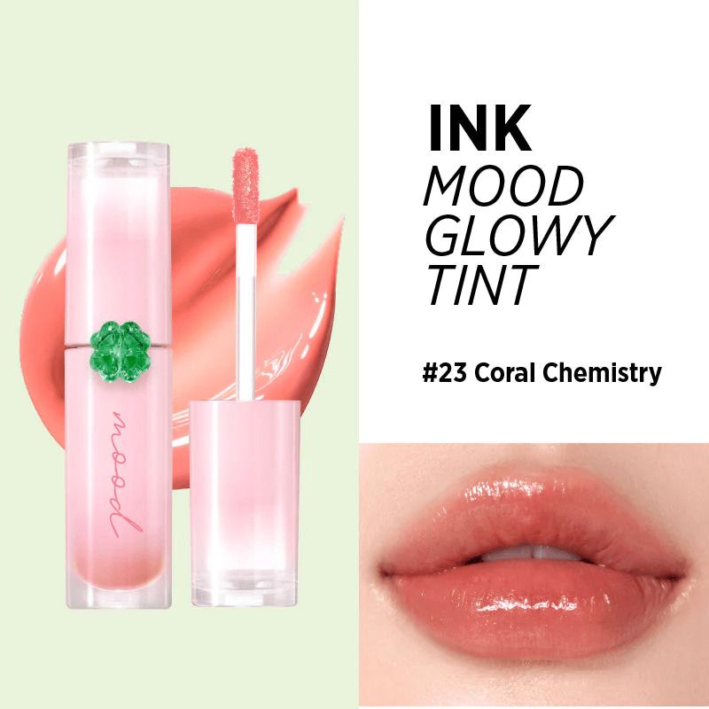 PERIPERA - Tinta Ink Mood Glowy Tint Lucky Lottery 23 Coral Chemistry