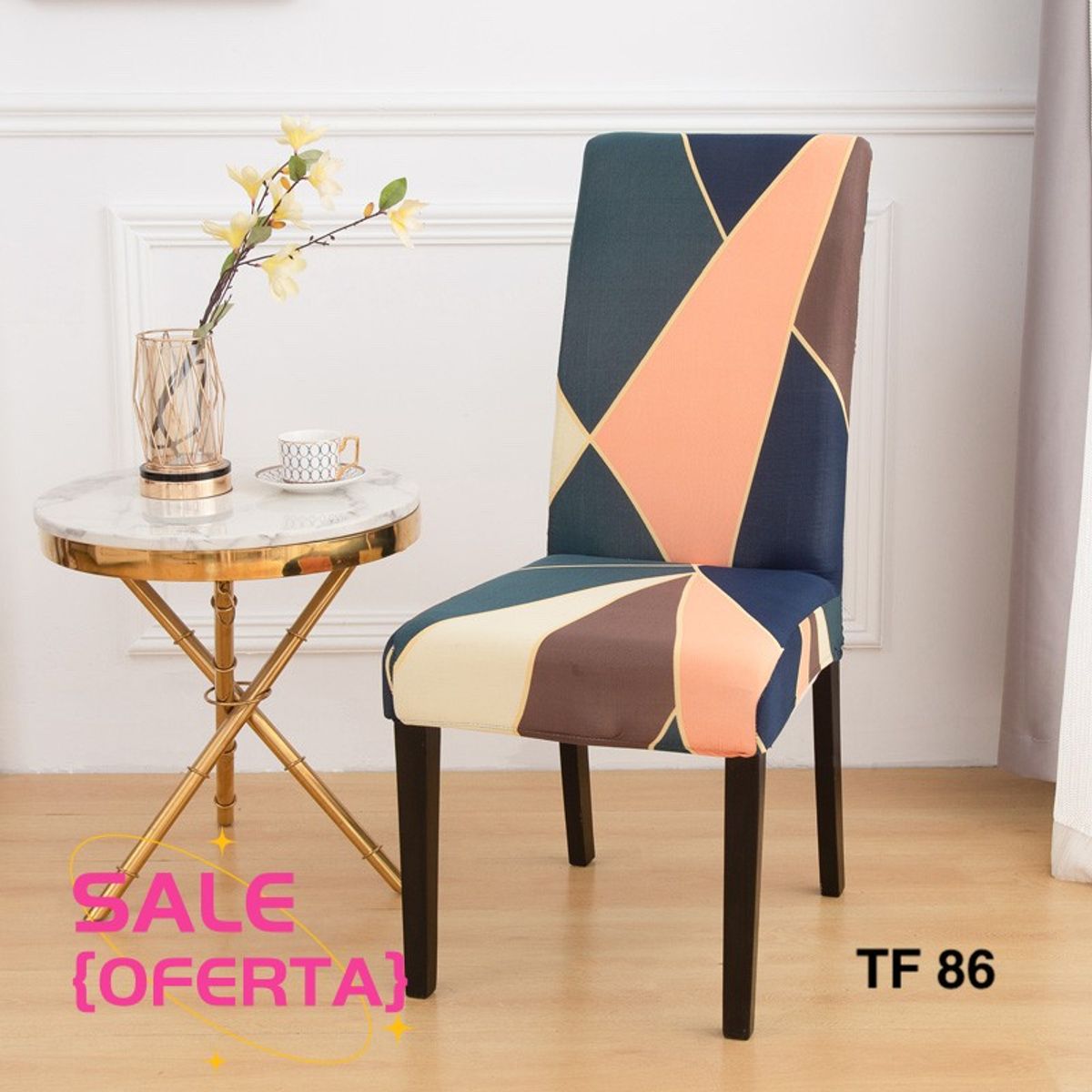 GENERICO - fundas para silla de comedor pack 6 unidades