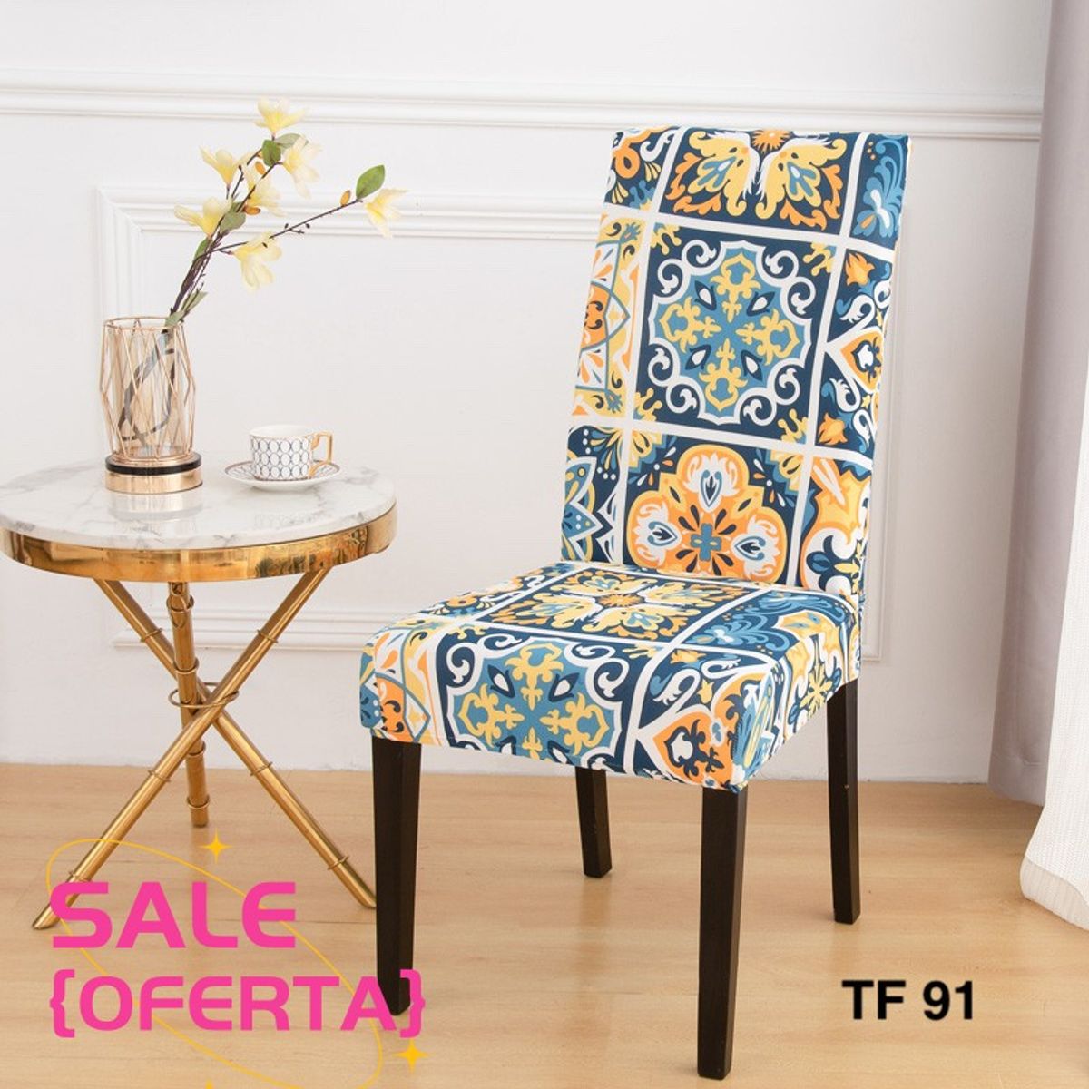 GENERICO - fundas para silla de comedor pack 6 unidades