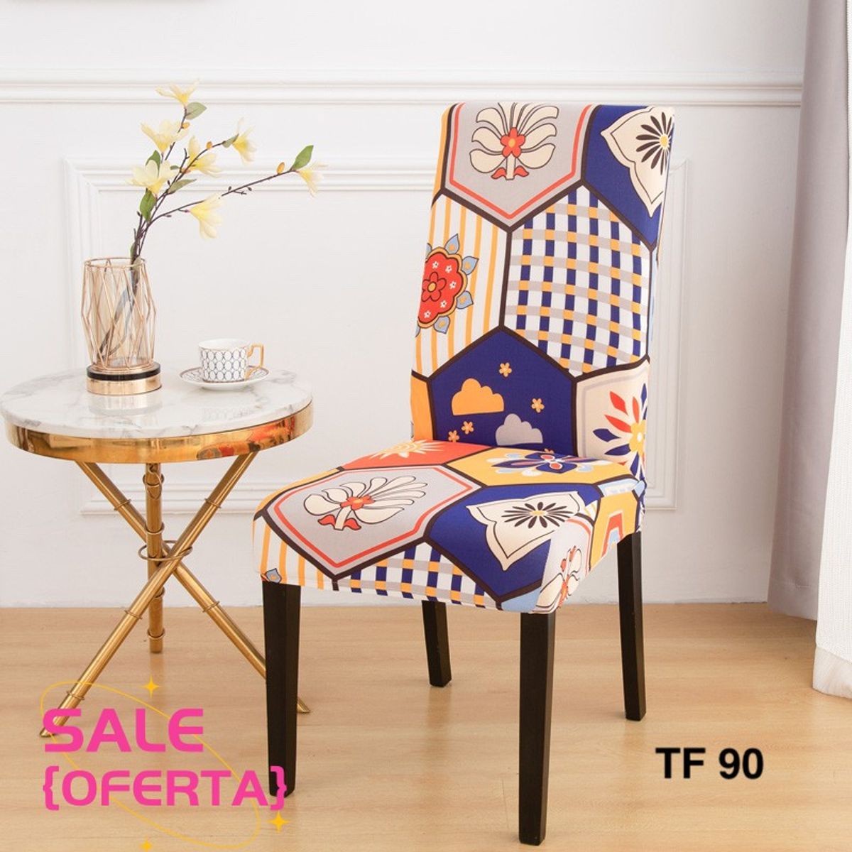 GENERICO - fundas para silla de comedor pack 6 unidades