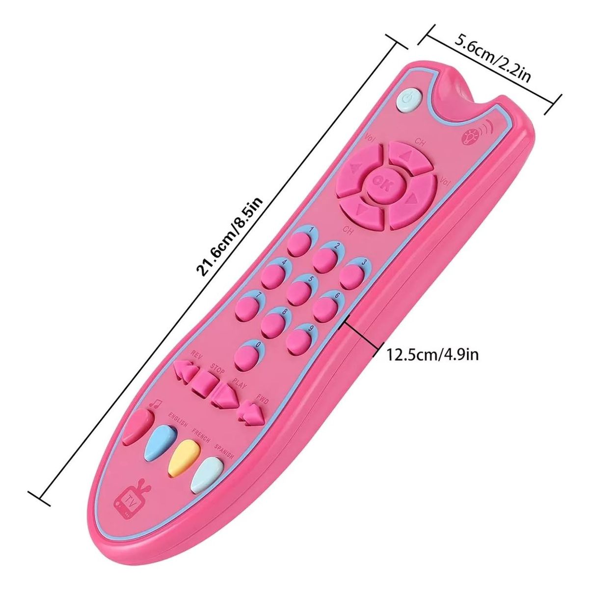GENERICO - Juguete Control Remoto Musical Didáctico Para Bebés