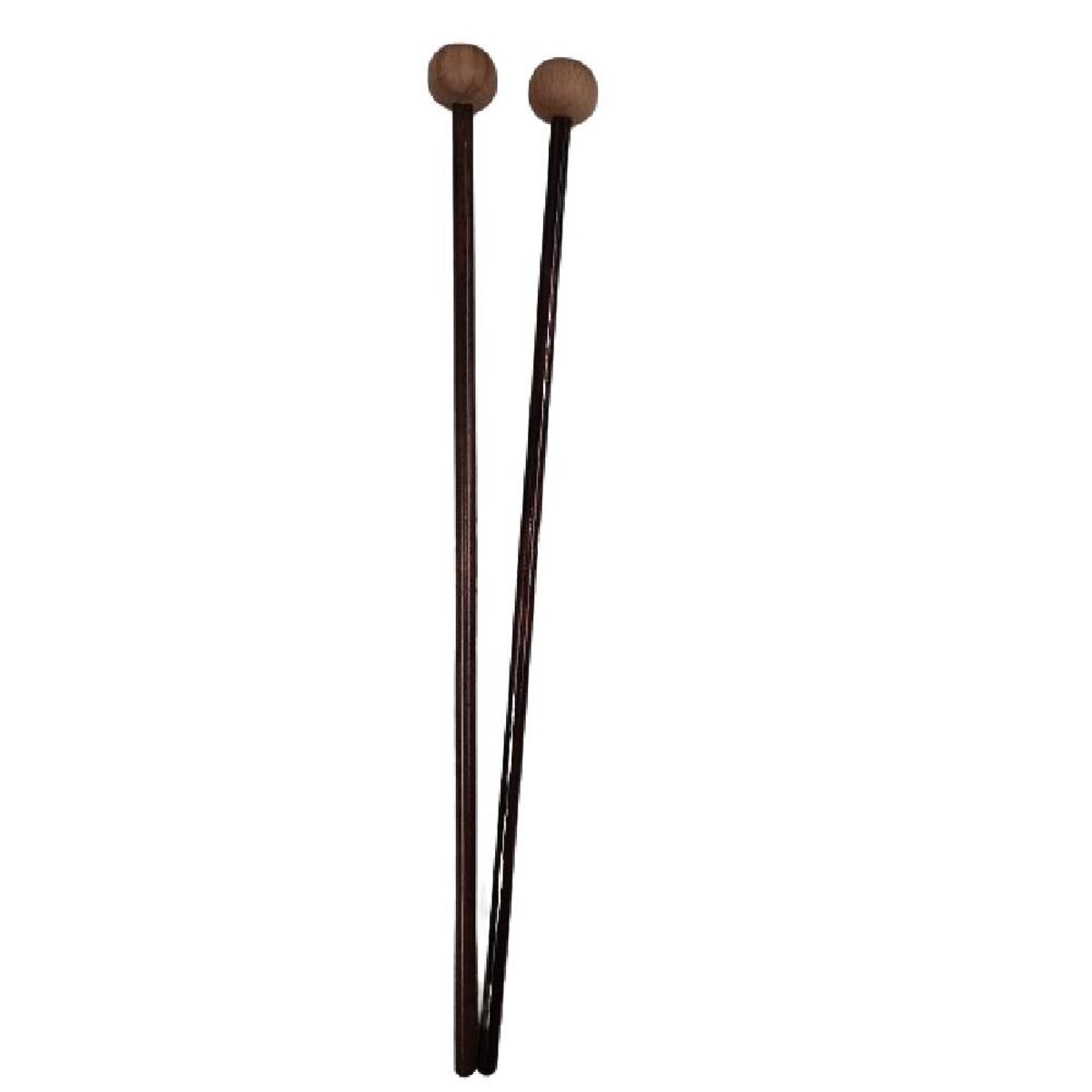 GENERICO - Mazos para Percusión 38 cm Cabeza de Madera Par