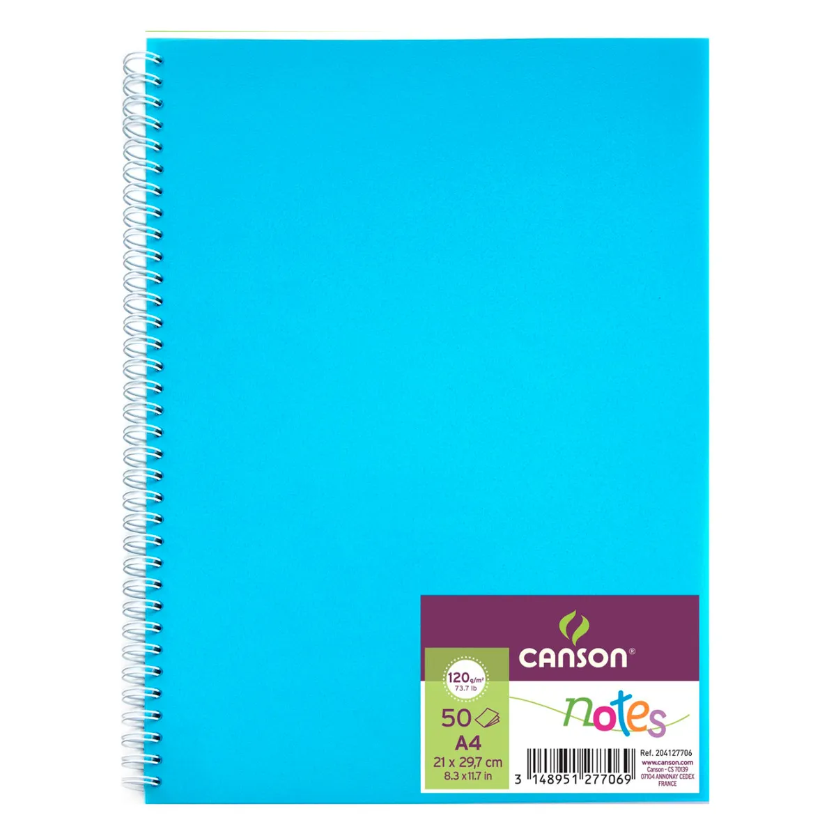 CANSON - Canson Notes A4 120Grs 50Hjs - 21x29 Celeste