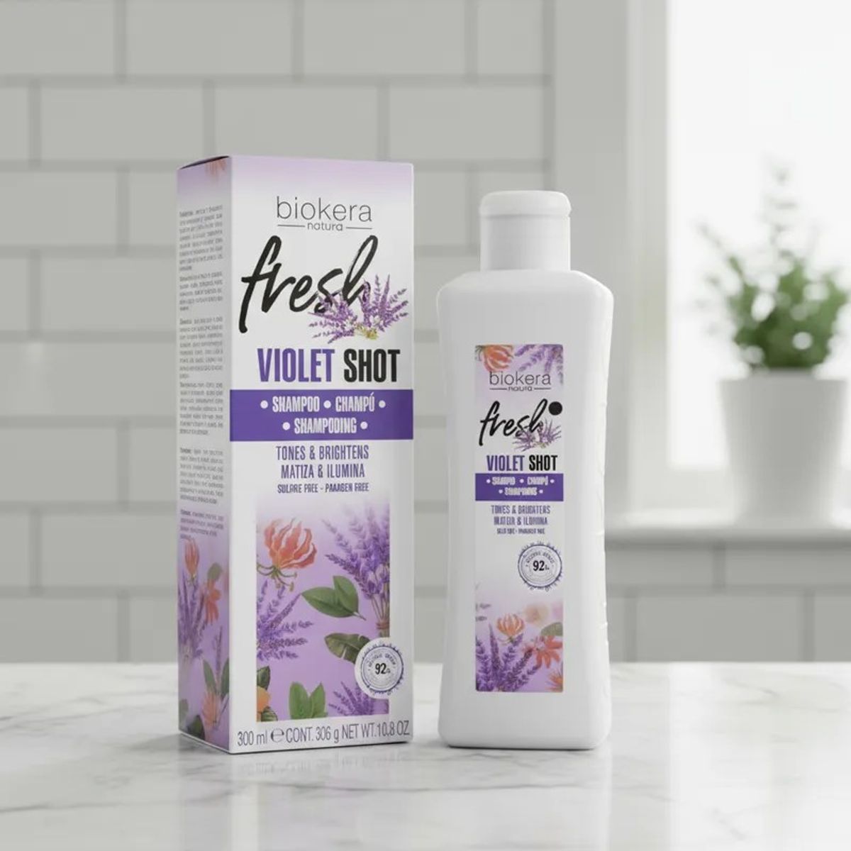SALERM - salerm shampoo matizador violet shot poder 810 - 300ml