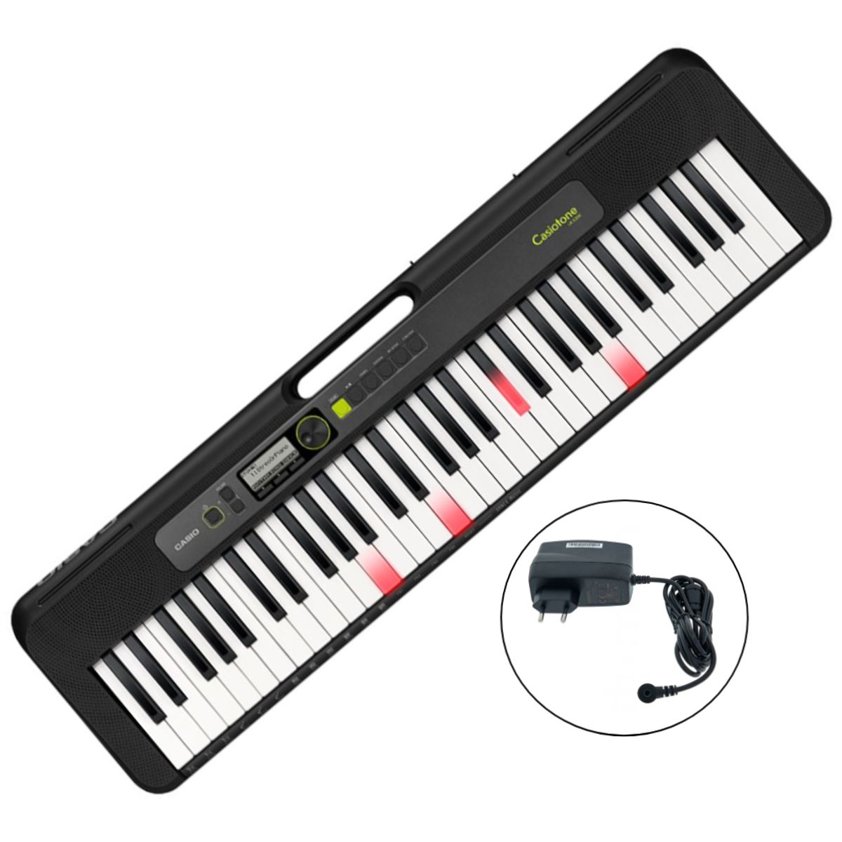 CASIO - Teclado 61 Teclas LK-S250 Lightngtec Casio Incluye Adaptador Original