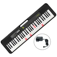 CASIO - Teclado 61 Teclas LK-S250 Lightngtec Incluye Adaptador Original