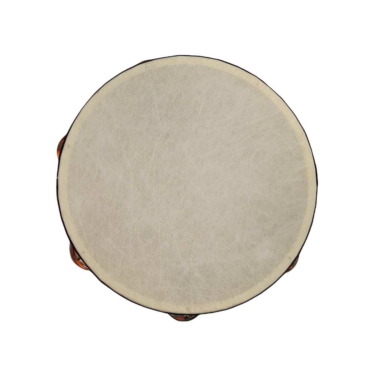 GENERICO - Pandero Tambourine 10 Pulgadas Con 6 Sonajas - SC