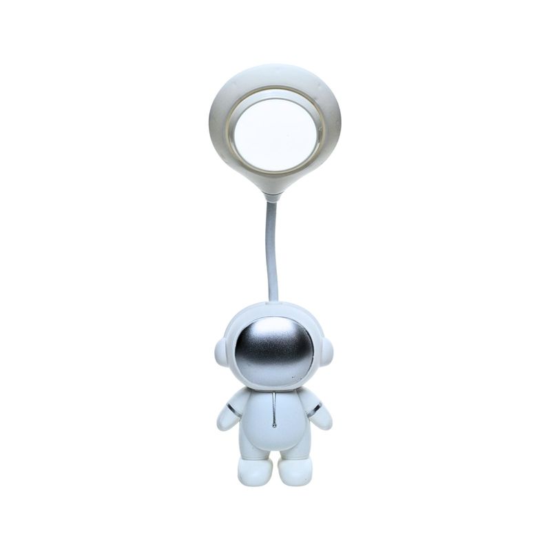 SOLEIO - Lámpara de Mesa Led Recargable Astronauta Blanca