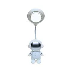 SOLEIO - Lámpara de Mesa Led Recargable Astronauta Blanca