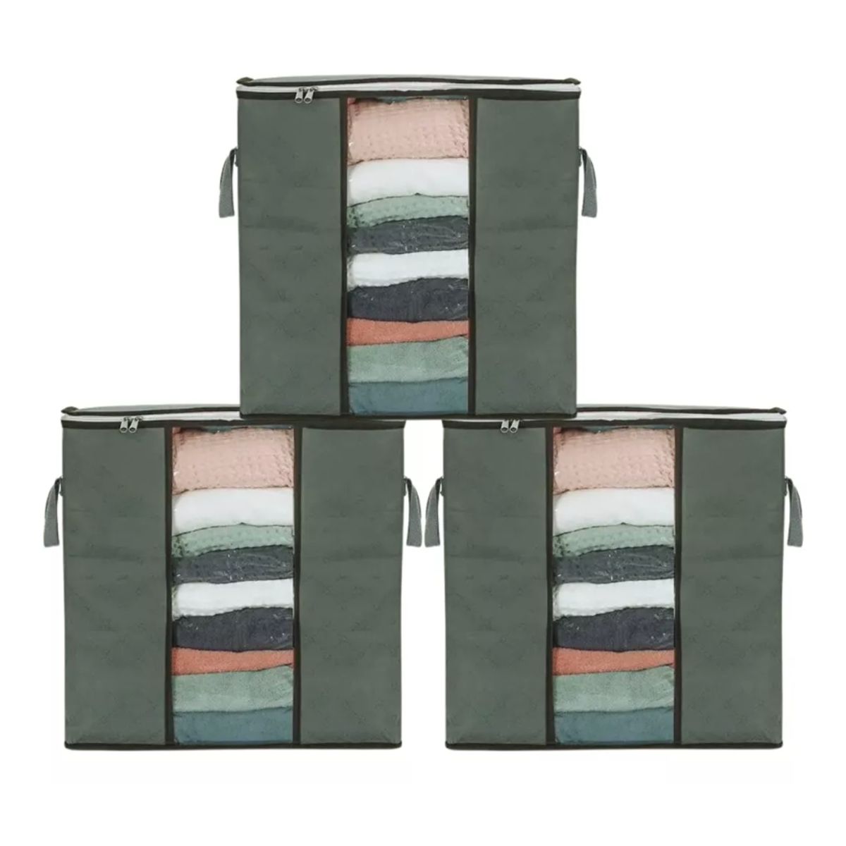 GENERICO - 3 Bolsas Organizadoras Almacenamiento Ropa