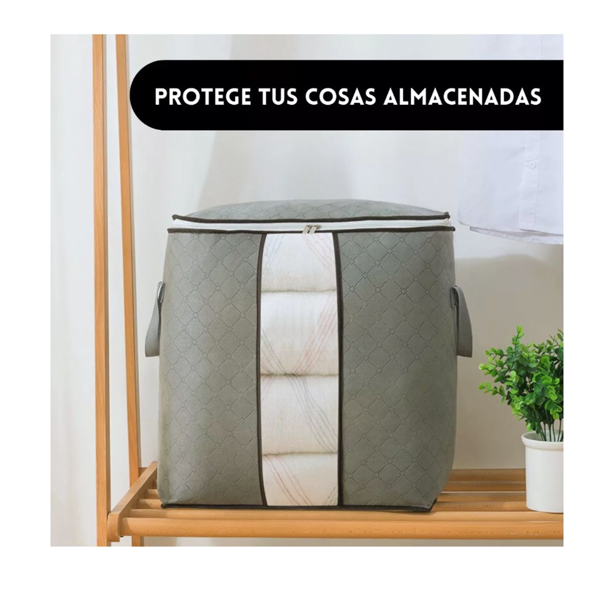 GENERICO - 3 Bolsas Organizadoras Almacenamiento Ropa