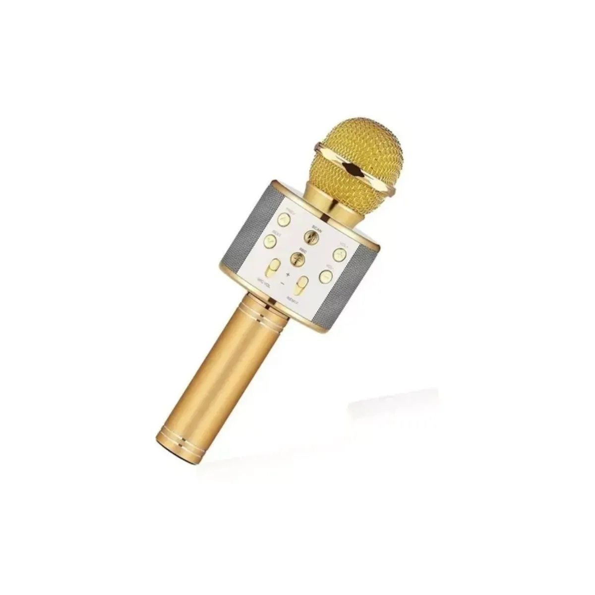 GENERICO - Microfono Karaoke Con Bluetooth Para Niñas Dorado