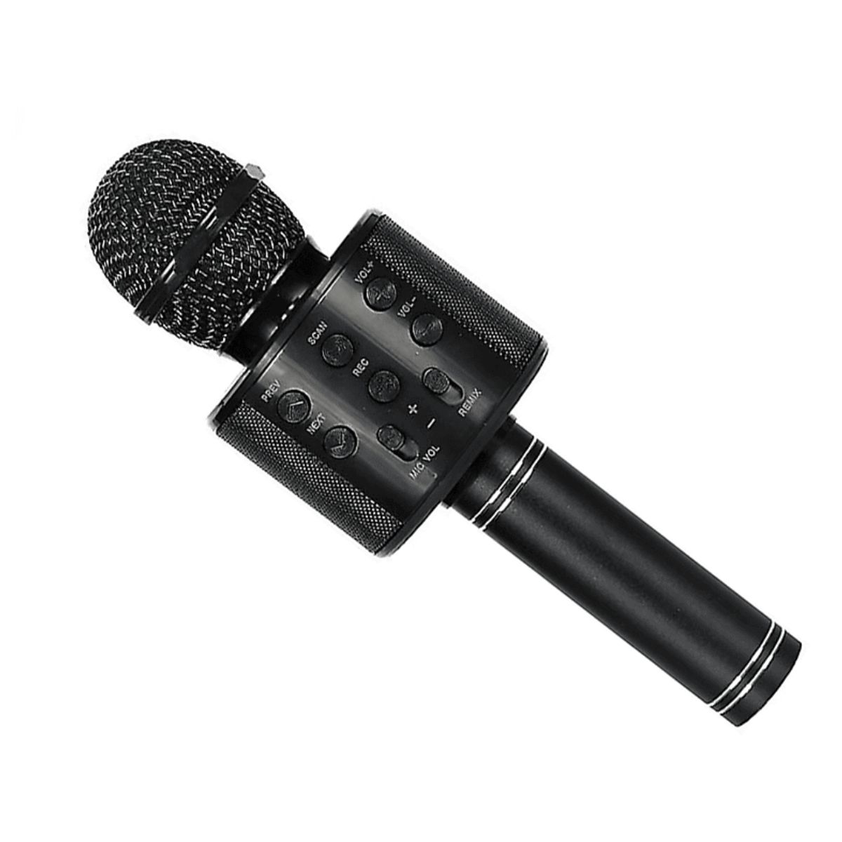 GENERICO - Microfono Karaoke Con Bluetooth Para Niñas NEGRO