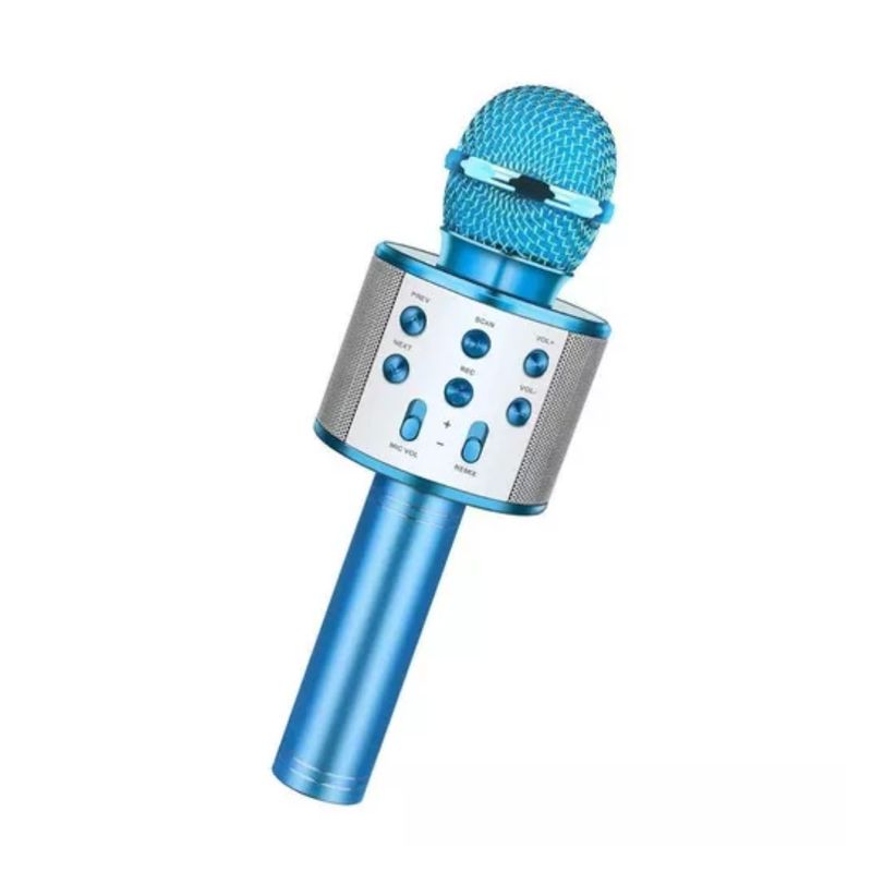 GENERICO - Microfono Karaoke Con Bluetooth Para Niñas CELESTE