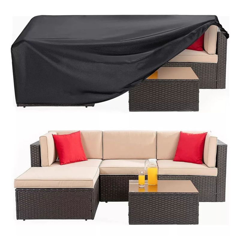 KUANGYE - Funda Impermeable Para Muebles De Jardín O Patio, 250 X 200