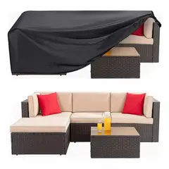 KUANGYE - Funda Impermeable Para Muebles De Jardín O Patio, 250 X 200