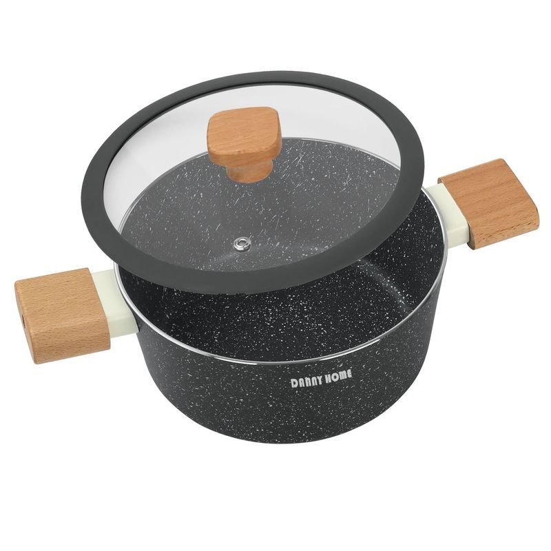 DANNY HOME - Cacerola de Aluminio Forjado con Tapa Danny Home - 24 cm