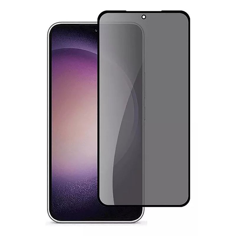 BELKRA - Mica Anti Espia Para Samsung S24 5G Vidrio Con Huella