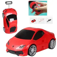 GENERICO - Maleta Correpasillos Super Auto Red