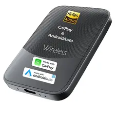 WIRELESS - Adaptador Inalámbrico Dual Carplay Android Auto Car Play