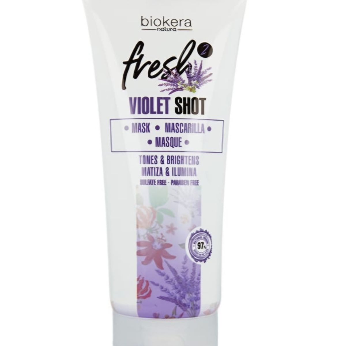 SALERM - salerm violet shot mascarilla matizadora hidratante 200ml.-