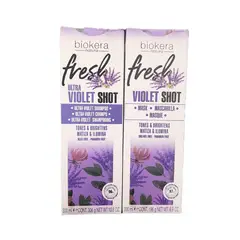 SALERM - Ultra violet shot matizador kit shampoo y mascarilla 1010