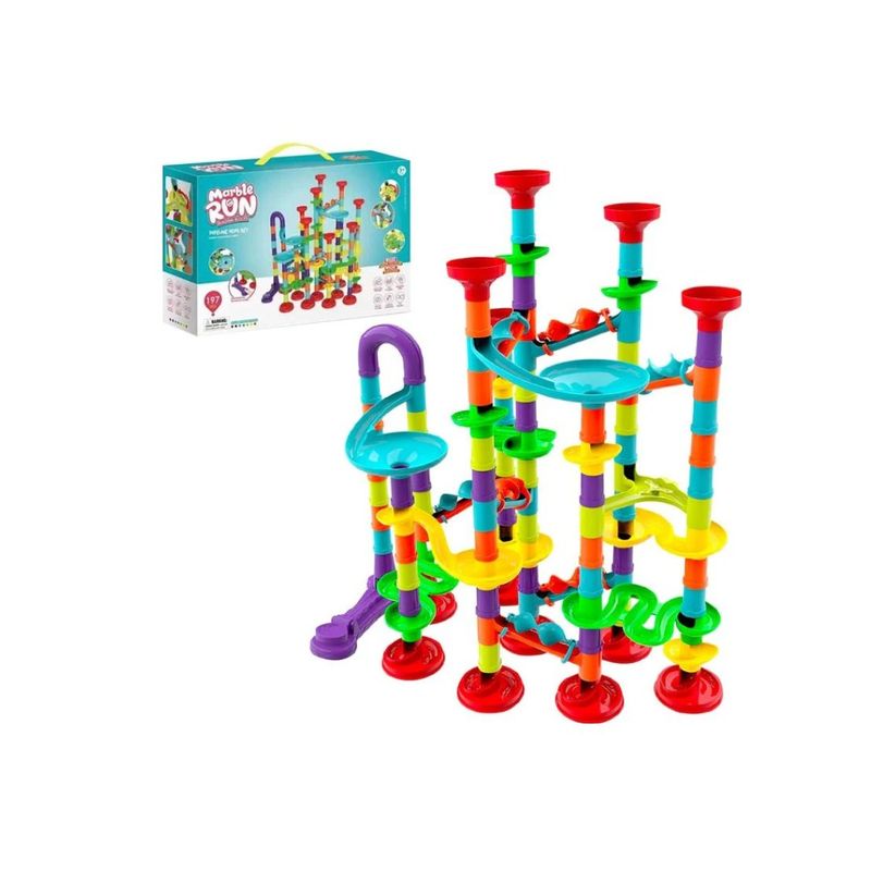 GENERICO - Pista De Bolitas 197 Pcs Juguete Bloques De Construcción